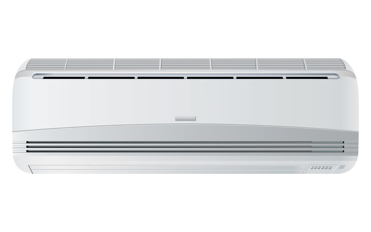 air conditioner rasterized vector illustration isolated with clipping path